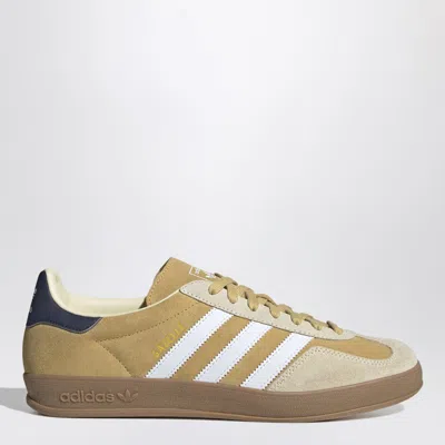 Adidas Originals Gazelle Indoor Oatmeal Colour Snaeker In Beige