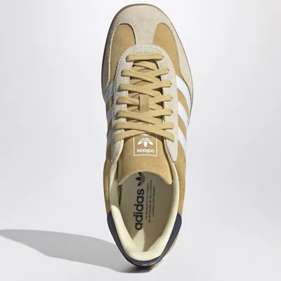 Adidas Originals Gazelle Indoor Oatmeal Colour Snaeker In Beige