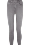 L'agence The Margot Cropped High-rise Skinny Jeans
