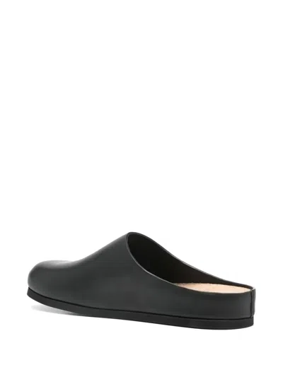 Common Projects Leather Mules In Black