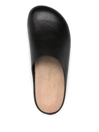 Common Projects Leather Mules In Black