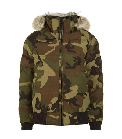 Shop Canada Goose Savona Camo Bomber Jacket