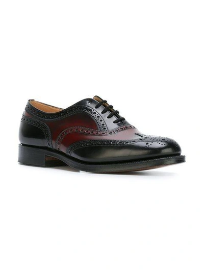 degradé effect brogues