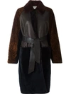 LANVIN PANELLED BELT LONG COAT,RWCO111CCS11A1611573750