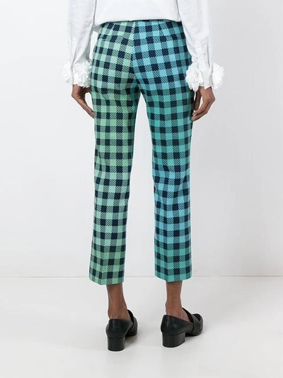 Shop Victoria Victoria Beckham - Gingham Check Trousers