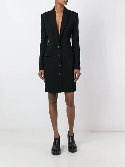 Shop Chalayan Signature Fitted Long Jacket - Black