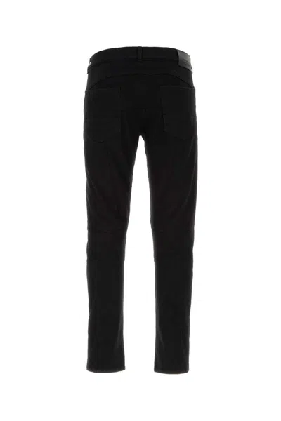 Alexander Mcqueen Versatile Stretch Denim Trousers In Black