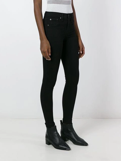 Shop Rag & Bone Stretch Super Skinny Jeans In Black