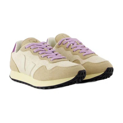 Veja Sdu Colorblock Jute Raffia Runner Sneakers In Neutral