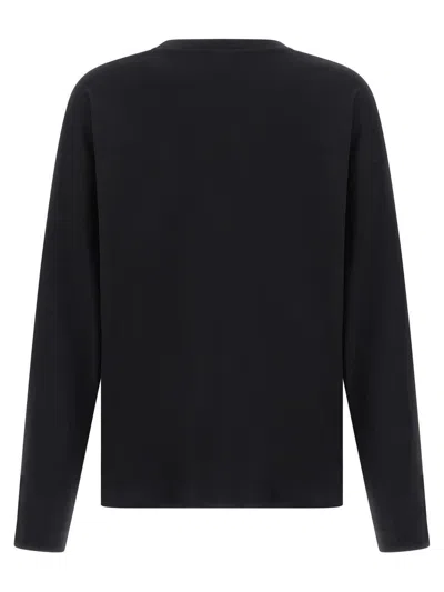 Dries Van Noten Men White Cotton Hegland Oversize T-shirt In Black