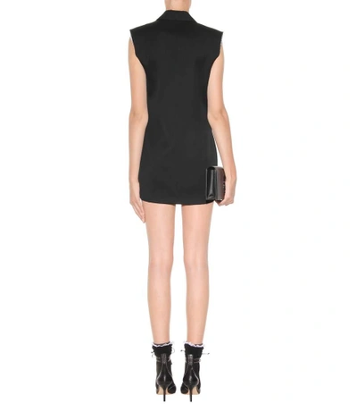 Shop Anthony Vaccarello Wool Dress In Eoir