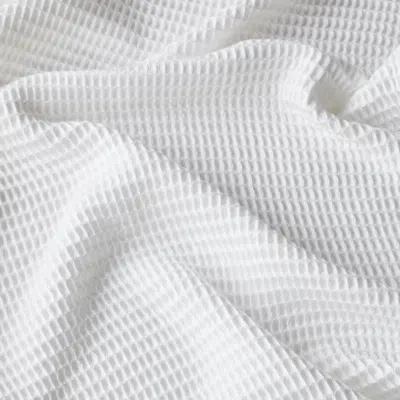 Ettitude Waffle Hooded Baby Towel In Cloud