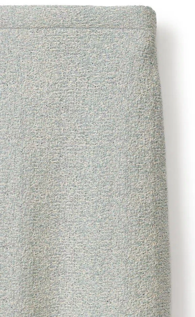 Fabiana Filippi Bouclé Midi Skirt In Yellow