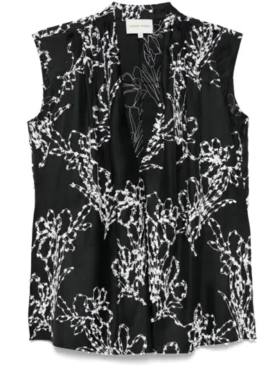 Loulou Studio Top In Black