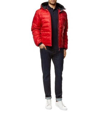 Shop Canada Goose Lodge Hooded Down Jacket