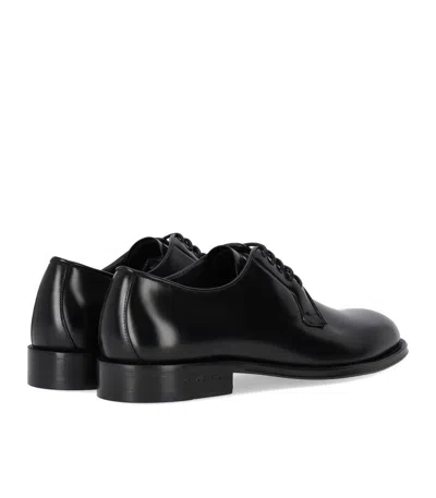 Dsquared2 Leather Derby Shoes In Black