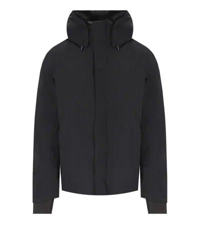 KRAKATAU KRAKATAU WERYK BLACK HOODED JACKET 