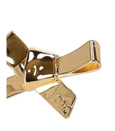 ELISABETTA FRANCHI ELISABETTA FRANCHI GOLD EARRINGS WITH BOW 
