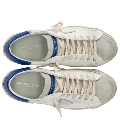 Philippe Model Sneaker Man  - Itx Low Man - Electric Blue In Blue
