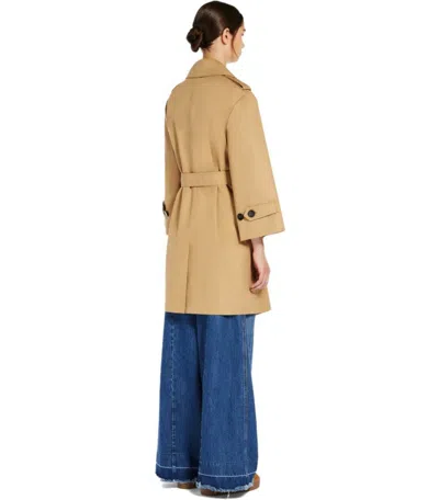 WEEKEND MAX MARA WEEKEND MAX MARA ELODIA BEIGE TRENCH 