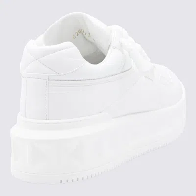 Valentino Garavani Mens White One Stud Xl Chunky-sole Leather Low-top Trainers In White