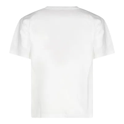Valentino Mens Avorio Logo-print Crew-neck Cotton-jersey T-shirt In White