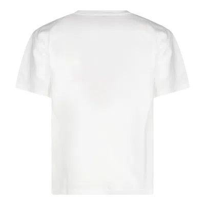 Valentino Mens Avorio Logo-print Crew-neck Cotton-jersey T-shirt In White