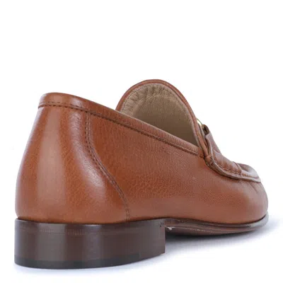 Valentino Vlogo Signature Loafers Gold-tone Hardware In Brown