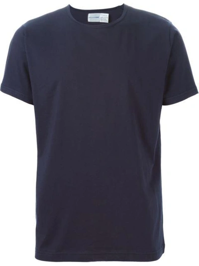 Shop Comme Des Garçons Shirt X Sunspel Limited Edition T-shirt In Blue