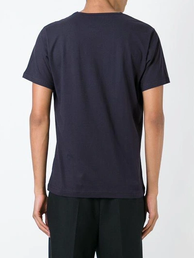 Shop Comme Des Garçons Shirt X Sunspel Limited Edition T-shirt In Blue