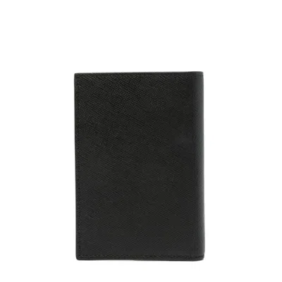 Paul Smith Signature Stripe-print Leather Cardholder In 79