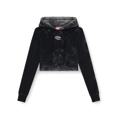 Diesel F-slimmy-hood-p5 Hoodie In 900