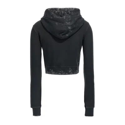 Diesel F-slimmy-hood-p5 Hoodie In 900