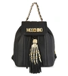 MOSCHINO Skeleton hand leather backpack