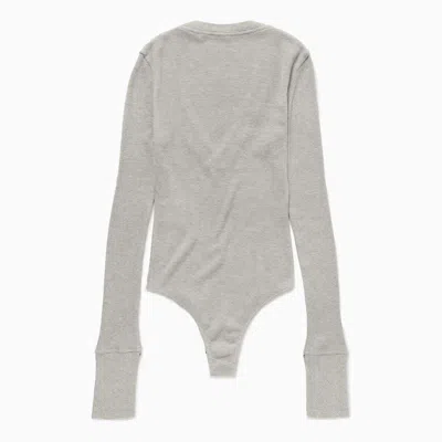 1989 Studio Light Grey Waffle Body V-neck