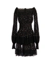 Alexander Mcqueen Short Dress In Black