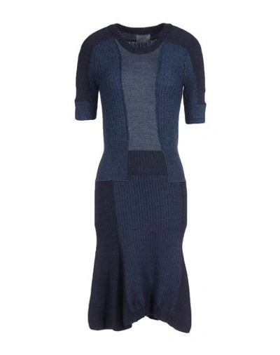 Maiyet Short Dress In Dark Blue