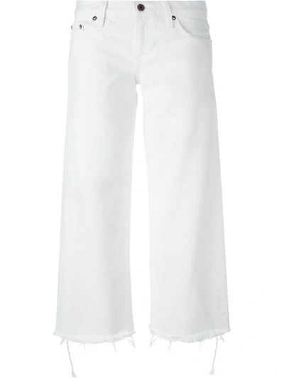 Simon Miller Lamere Wide Leg Crop Jeans Raw White Size offers 26