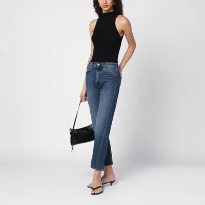 Totême Toteme Twisted Seam Slim Jeans In Blue