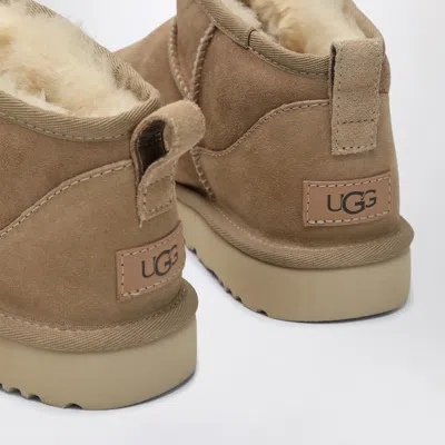 Ugg Classic Ultra Mini Sand Coloured Boot In Beige