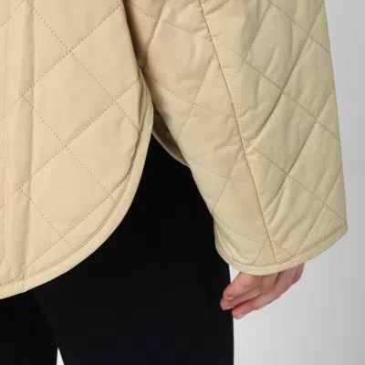 Totême Quilted Jacket In Desert Colour In Beige