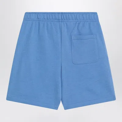 Polo Ralph Lauren Light Blue Shorts In Cotton Blend In Light Blue