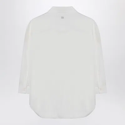 Douuod Shirt Capriola Ivory With Pink In White