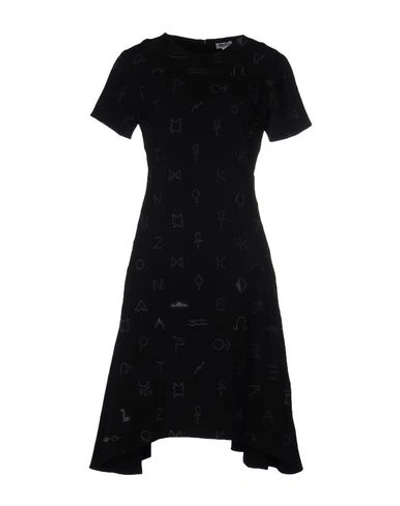 Kenzo Short Dress In Black