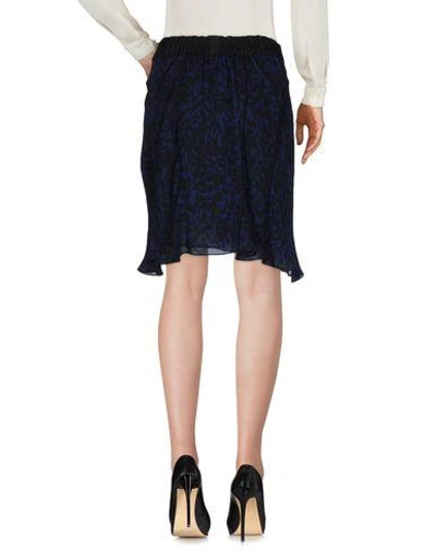 Shop Isabel Marant Knee Length Skirt In Dark Blue