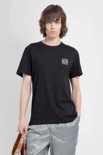 Loewe Logo Anagram Cotton Jersey T-shirt In Black