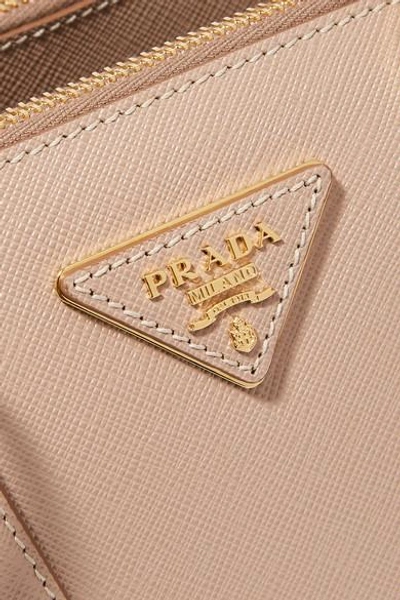 Shop Prada Galleria Mini Textured-leather Tote