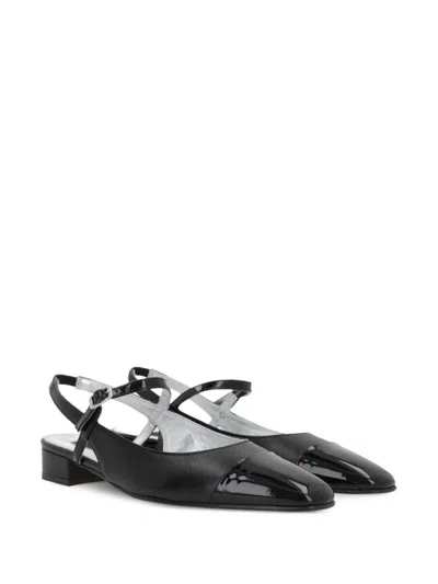 Carel Paris Slingback Mary Janes Peche In Black