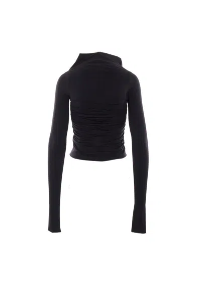 Rick Owens T-shirts And Polos In Black