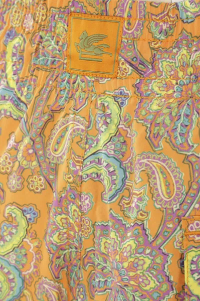 Etro Boxer Swimsuit In Red